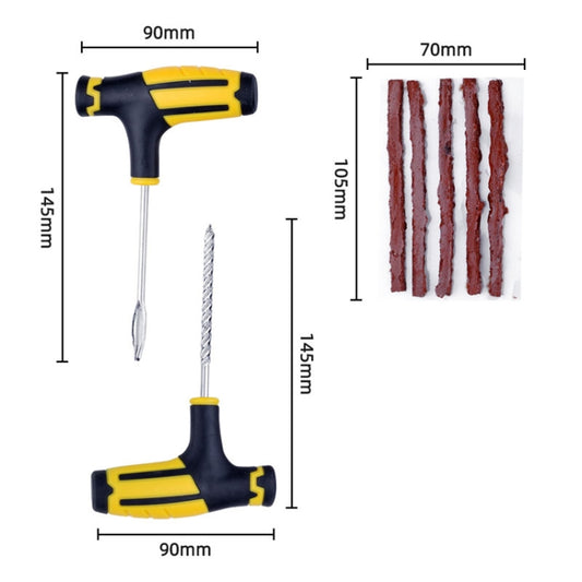 7pcs-1 Automotive Vacuum Tire Repair Tool Car Tire Patching Instrument Set - Tire Repair & Installation Tools by buy2fix | Online Shopping UK | buy2fix