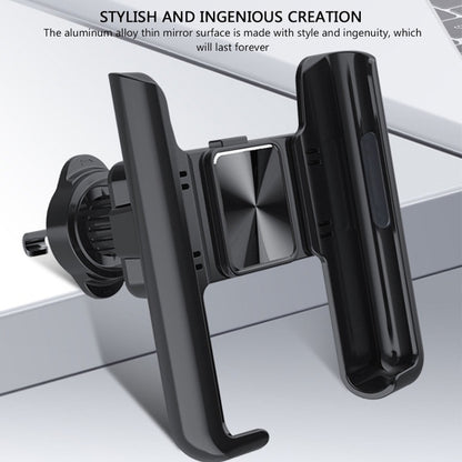Car Air Outlet Rotatable Snap-on Base Mobile Phone Navigation Bracket(Black) by buy2fix