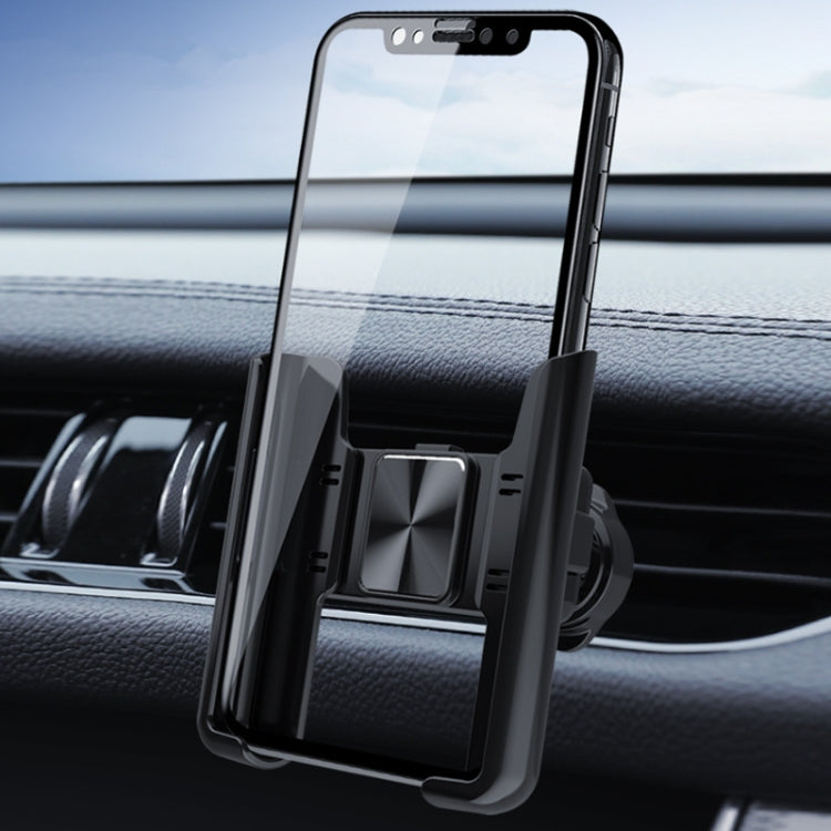 Car Air Outlet Rotatable Snap-on Base Mobile Phone Navigation Bracket(Black) by buy2fix