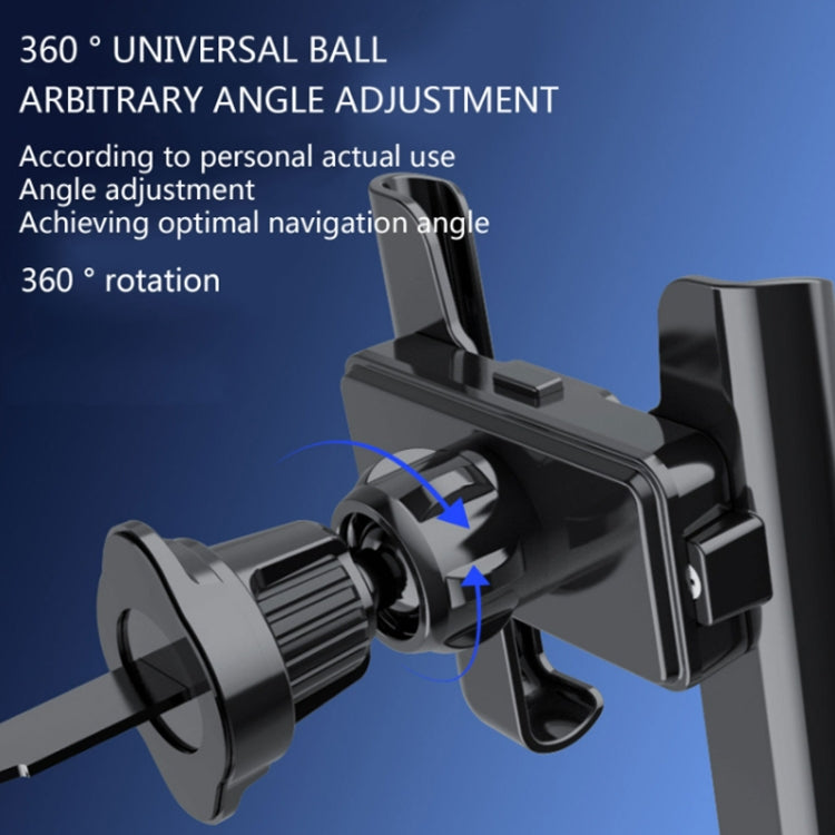 Car Air Outlet Rotatable Snap-on Base Mobile Phone Navigation Bracket(Black) by buy2fix