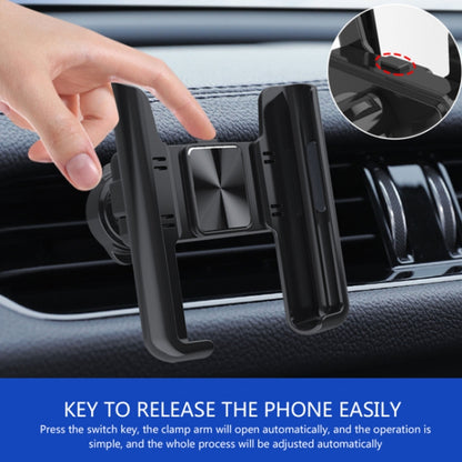 Car Air Outlet Rotatable Snap-on Base Mobile Phone Navigation Bracket(Black) by buy2fix