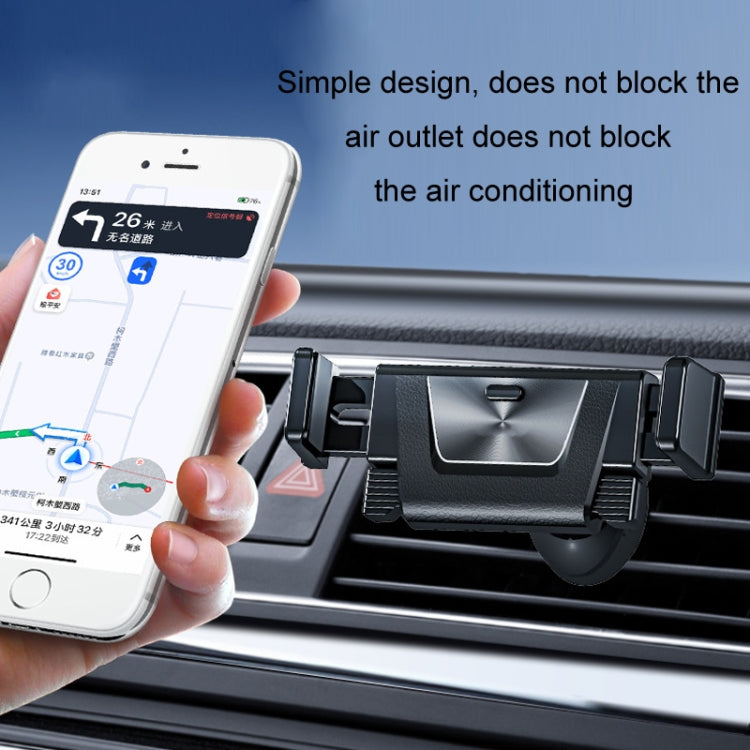Car Air Outlet Mobile Phone Navigation Fixed Bracket(Black) by buy2fix