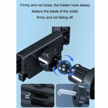 Car Air Outlet Mobile Phone Navigation Fixed Bracket(Black) by buy2fix