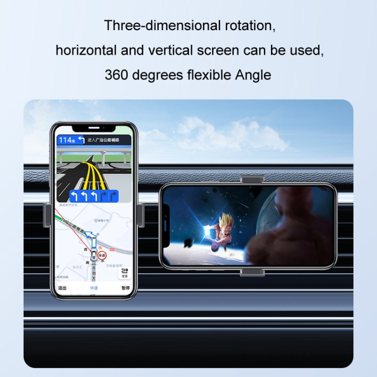 Car Air Outlet Mobile Phone Navigation Fixed Bracket(Black) by buy2fix