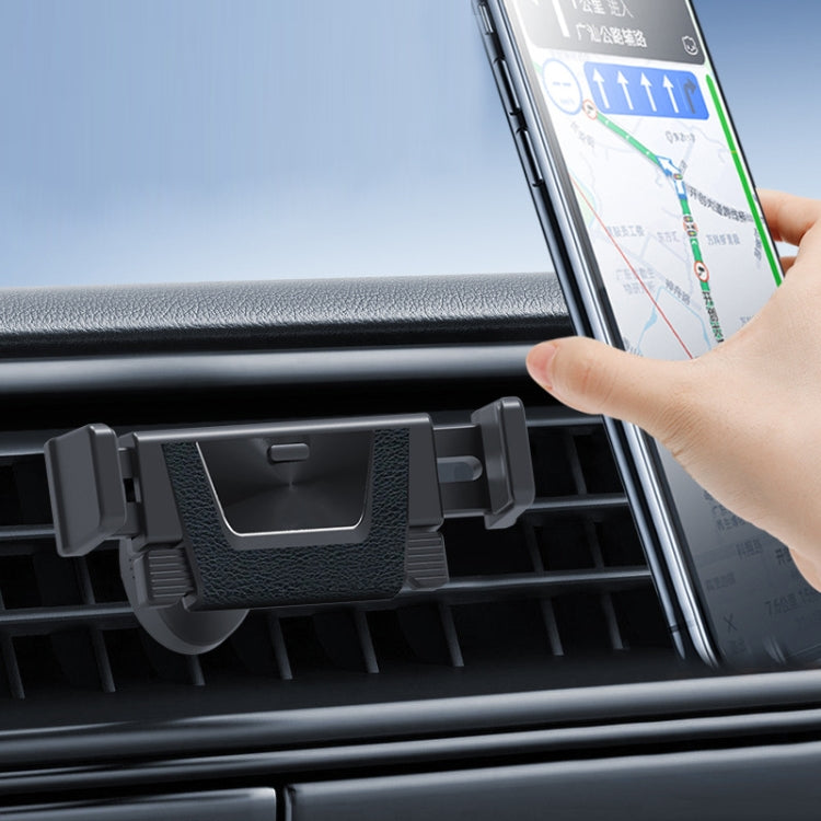Car Air Outlet Mobile Phone Navigation Fixed Bracket(Black) by buy2fix