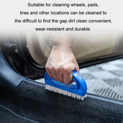 Car Interior D-shaped Seat Seam Cleaning Brush(Blue) - Car washing supplies by buy2fix | Online Shopping UK | buy2fix