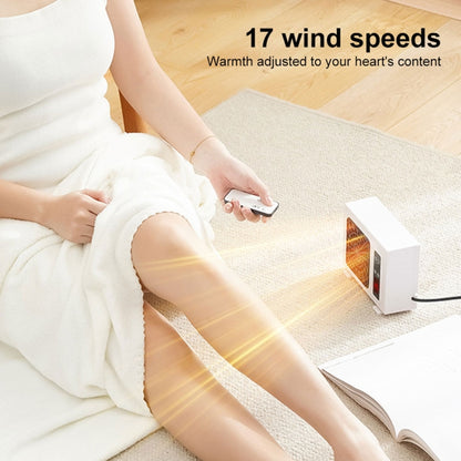 600W Desktop Electric Heater PTC Fast Heating Energy Saving Warm Fan Without Remote Control(US Plug) - Electric Heaters by buy2fix | Online Shopping UK | buy2fix