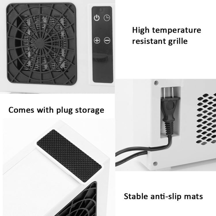 600W Desktop Electric Heater PTC Fast Heating Energy Saving Warm Fan With Remote Control(US Plug) - Electric Heaters by buy2fix | Online Shopping UK | buy2fix