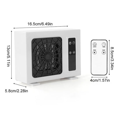 600W Desktop Electric Heater PTC Fast Heating Energy Saving Warm Fan Without Remote Control(US Plug) - Electric Heaters by buy2fix | Online Shopping UK | buy2fix