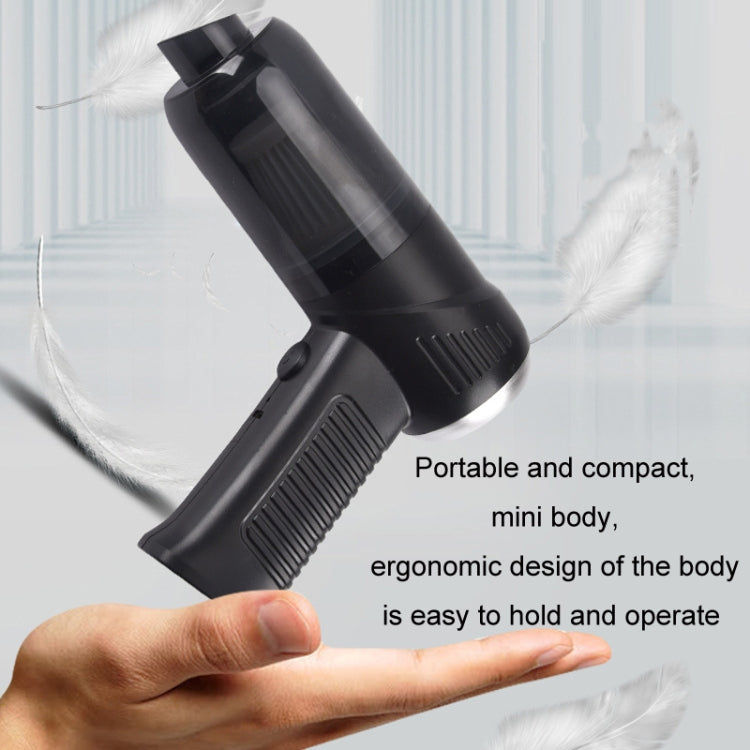 Car Household Mini Wireless USB Charging Fully Automatic Vacuum Cleaner(Black) - Vacuum Cleaner by buy2fix | Online Shopping UK | buy2fix
