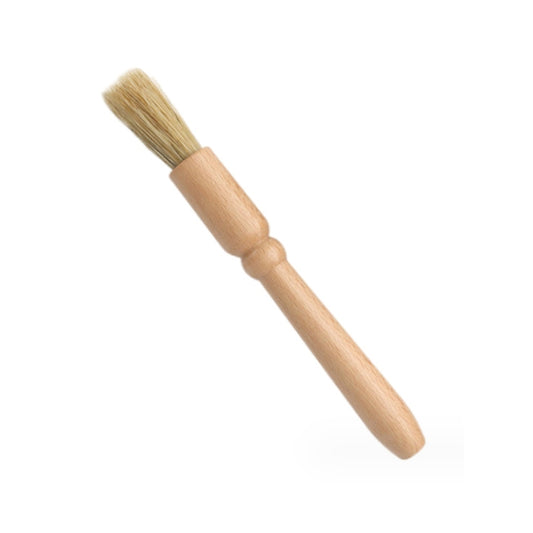 Car Interior Round Wooden Handle Air Vent Cleaning Brush(Wood Color) - Car washing supplies by buy2fix | Online Shopping UK | buy2fix