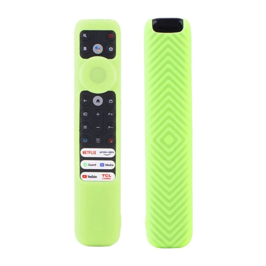 20.9 x 4.3 x 1.7cm For TCL RC902V Remote Control Protective Case FMR1/FAR2/FMR4 Universal Silicone Shockproof Covers(Luminous Green) - Remote Control Covers by buy2fix | Online Shopping UK | buy2fix