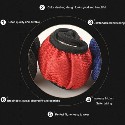 Car Mesh Steering Wheel Cover Breathable Elasticized Handle Sleeve, Size: 38cm(Black) by buy2fix