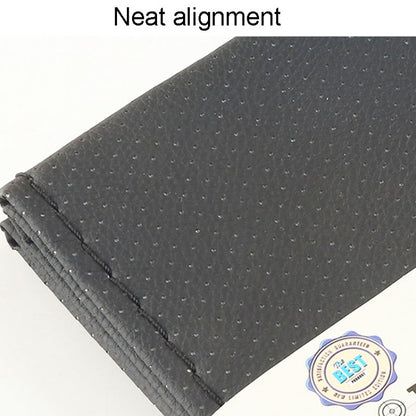 Hand-Sewn Microfiber Non-Slip Steering Wheel Cover Universal Turning Grip Sleeve, Size: 38cm(Beige) by buy2fix