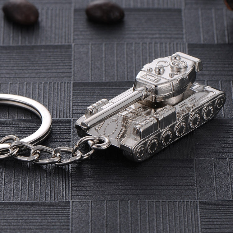 Men Car Pendant Personalized Tank World Model Keychain(Tank Silver) by buy2fix