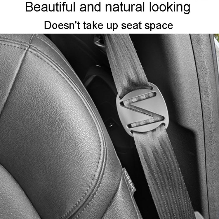 Car Seat Belt Adjuster Child Anti Strangler Neck Seat Fixed Limiter(Pistol Color) by buy2fix