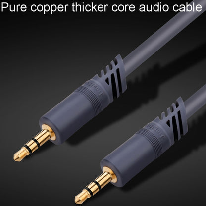 JINGHUA A240 3.5mm Male To Male Audio Cable Cell Phone Car Stereo Microphone Connection Wire, Size: 10m(Gray) - Microphone Audio Cable & Connector by JINGHUA | Online Shopping UK | buy2fix