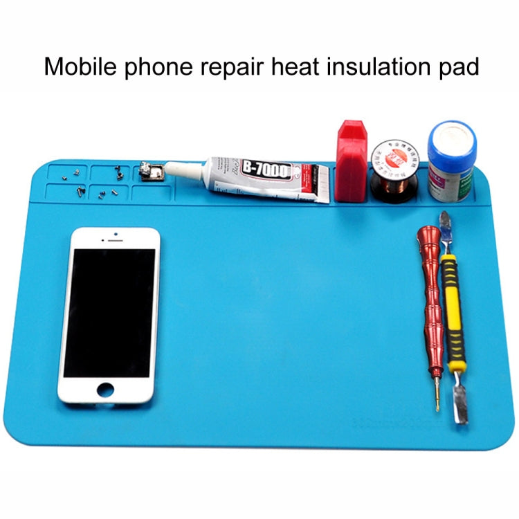 30x20cm Phone Computer Repair Bench High Temperature Resistant Silicone Pad Welding Table Mat - Working Mat by buy2fix | Online Shopping UK | buy2fix