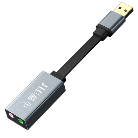JINGHUA Z169A USB To AV Sound Card With Cable Converter Computer Host To 3.5 Audio Port Adapter - Live Sound Effects Processors by JINGHUA | Online Shopping UK | buy2fix