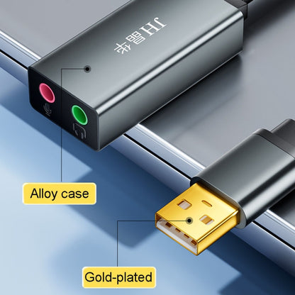 JINGHUA Z169A USB To AV Sound Card With Cable Converter Computer Host To 3.5 Audio Port Adapter - Live Sound Effects Processors by JINGHUA | Online Shopping UK | buy2fix
