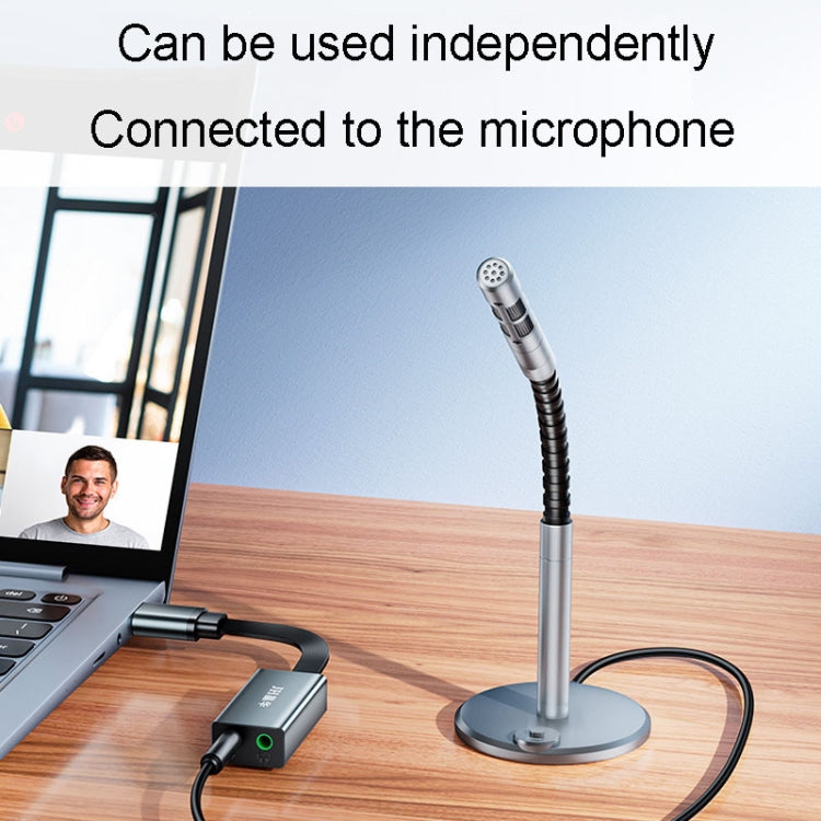 JINGHUA Z169A USB To AV Sound Card With Cable Converter Computer Host To 3.5 Audio Port Adapter - Live Sound Effects Processors by JINGHUA | Online Shopping UK | buy2fix
