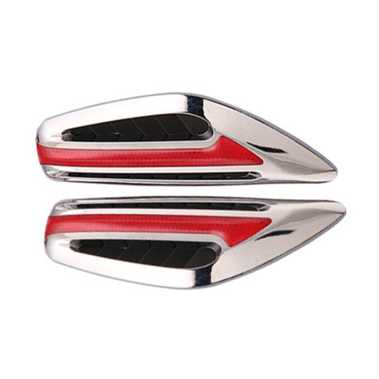 2pcs Car Fender Blade Dynamic Side Marker Lights 12V LED High Bright Daytime Running Lights(Red) - Running Lights by buy2fix | Online Shopping UK | buy2fix