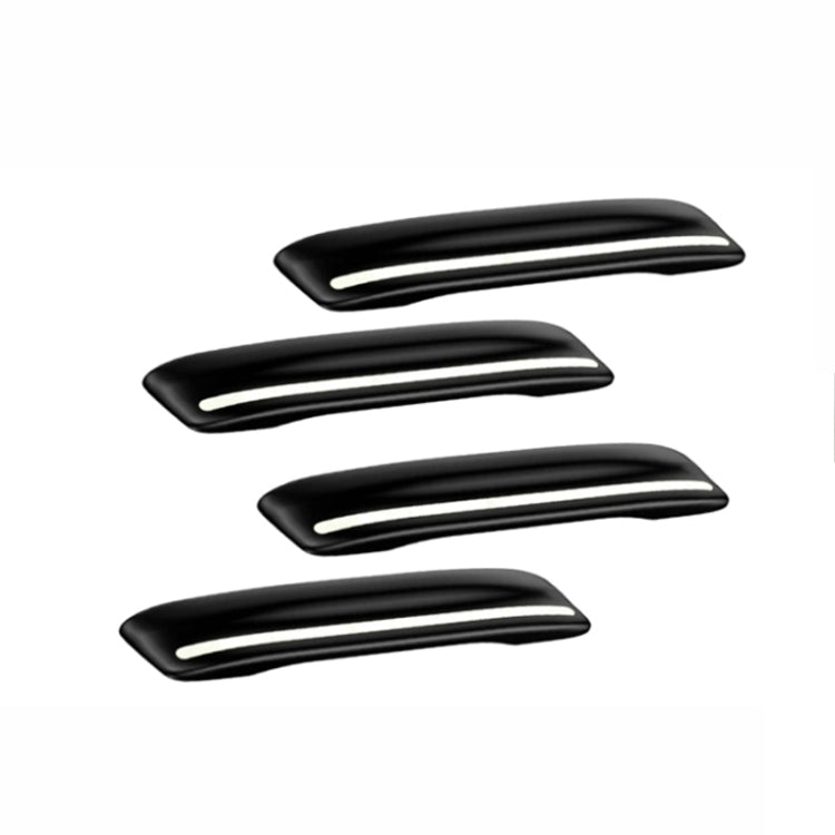 4pcs/set Car Rearview Mirror Body ABS Anti-collision Strip(Mysterious Black) - Anti Collision Sticker by buy2fix | Online Shopping UK | buy2fix