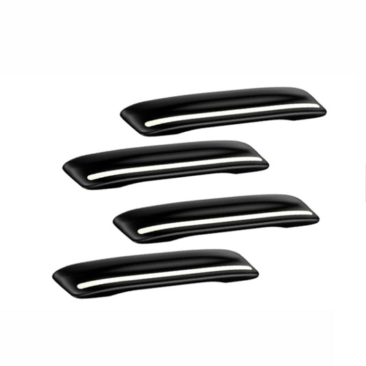 4pcs/set Car Rearview Mirror Body ABS Anti-collision Strip(Mysterious Black) - Anti Collision Sticker by buy2fix | Online Shopping UK | buy2fix