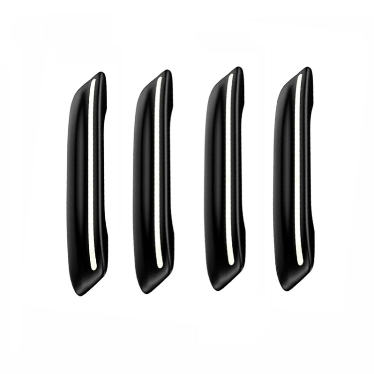 4pcs/set Car Rearview Mirror Body ABS Anti-collision Strip(Mysterious Black) - Anti Collision Sticker by buy2fix | Online Shopping UK | buy2fix