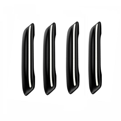 4pcs/set Car Rearview Mirror Body ABS Anti-collision Strip(Mysterious Black) - Anti Collision Sticker by buy2fix | Online Shopping UK | buy2fix