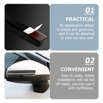 4pcs/set Car Rearview Mirror Body ABS Anti-collision Strip(Pearl White) by buy2fix