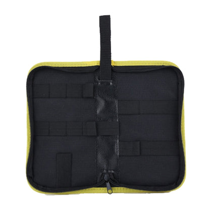 24.5 x 12 x 5cm Soldering Iron Oxford Cloth Tool Bag Electronic Accessories Tool Bag(Middle Yellow) - Storage Bags & Boxes by buy2fix | Online Shopping UK | buy2fix