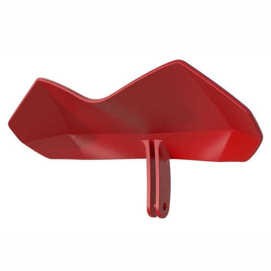 Motorcycle Mobile Phone Holder Sun & Rain Protection Expanded Deflector Wing, Color: Red - Holder by buy2fix | Online Shopping UK | buy2fix