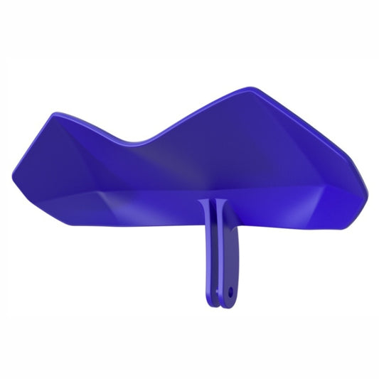Motorcycle Mobile Phone Holder Sun & Rain Protection Expanded Deflector Wing, Color: Blue - Holder by buy2fix | Online Shopping UK | buy2fix