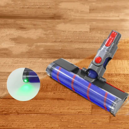 Vacuum Cleaner Floor Brush Head With Green Light For Dyson V7 V8 V10 V11 - For Dyson Accessories by buy2fix | Online Shopping UK | buy2fix