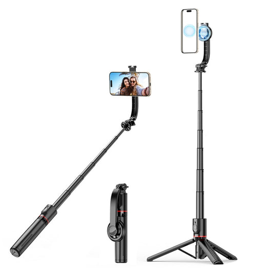 L20 Magnetic Bluetooth Selfie Stick Phone Holder Desktop Tripod Without Fill Light - Selfie Sticks by buy2fix | Online Shopping UK | buy2fix