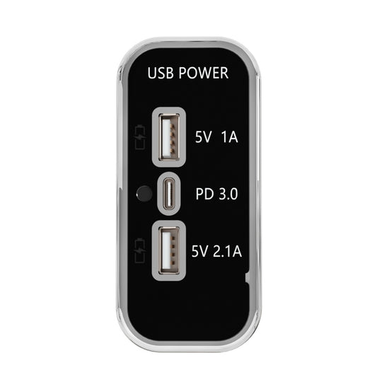 12/24V USB+Type-C Car, RV, Boat Mobile Phone Charger Modification(Silver 2.1A+1A+PD3.0) - DIY Modified Charger by buy2fix | Online Shopping UK | buy2fix
