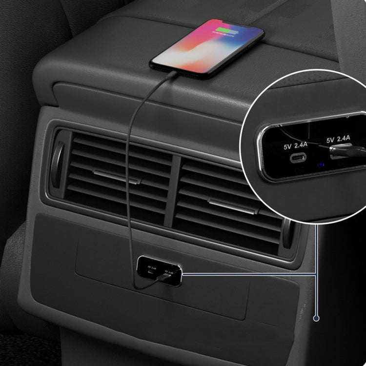 USB Dual-port Multi-function Fast Charging Car Modification Charger(UCC-316A AC4.8A) - DIY Modified Charger by buy2fix | Online Shopping UK | buy2fix