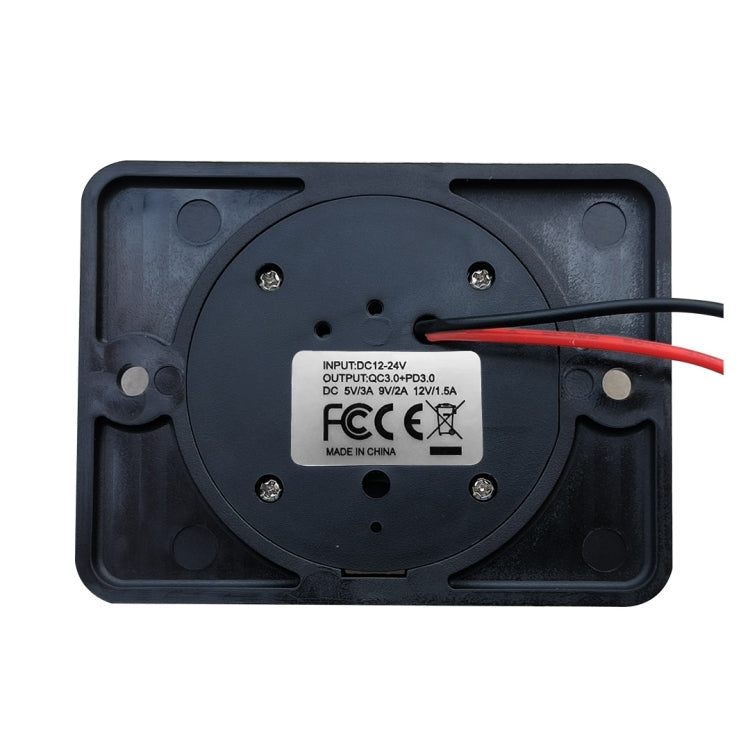 Car Ship Modified Waterproof USB Socket Charger, Model: UCC-350 QC+PD Fast Charge 30W - DIY Modified Charger by buy2fix | Online Shopping UK | buy2fix