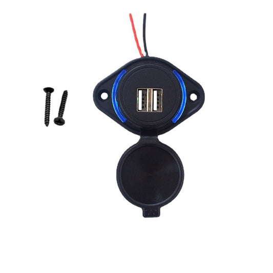 Dual USB 12V/24V Waterproof Modified Car Charger(UCC-310-2U 3.1A) - DIY Modified Charger by buy2fix | Online Shopping UK | buy2fix