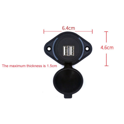 Dual USB 12V/24V Waterproof Modified Car Charger(UCC-310-2U 3.1A) - DIY Modified Charger by buy2fix | Online Shopping UK | buy2fix