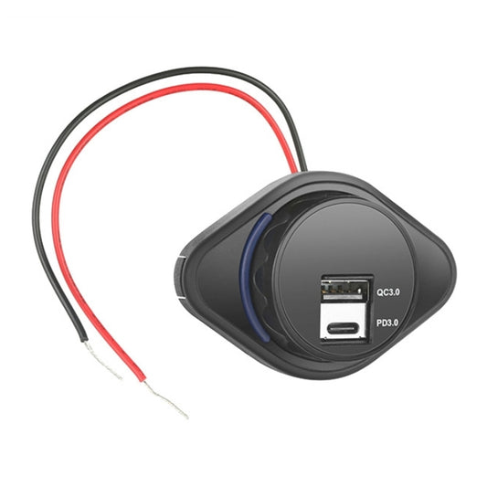 2 in 1 Car Modification Fast Charging USB-C Car Charger(UCC-320 QC3.0+PD) - DIY Modified Charger by buy2fix | Online Shopping UK | buy2fix
