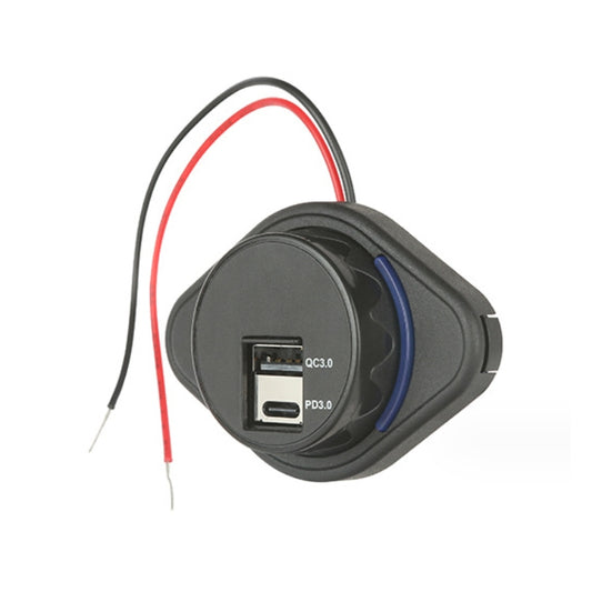 2 in 1 Car Modification Fast Charging USB-C Car Charger(UCC-320 QC3.0+PD) - DIY Modified Charger by buy2fix | Online Shopping UK | buy2fix