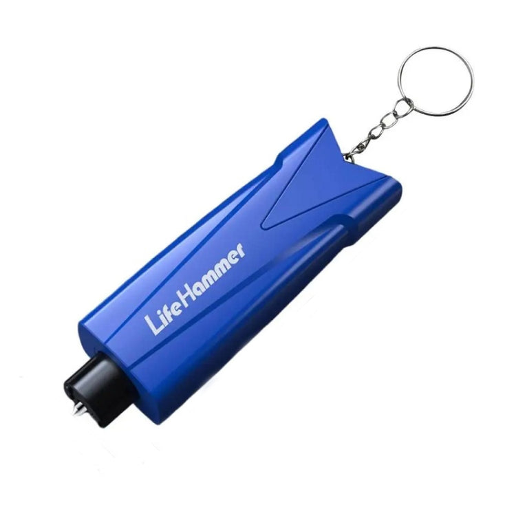 Multifunctional Vehicle Safety Hammer Emergency Window Breaker(Blue) by buy2fix