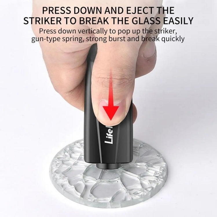 Multifunctional Vehicle Safety Hammer Emergency Window Breaker(Red) by buy2fix