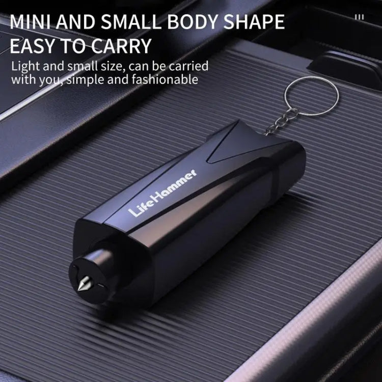 Multifunctional Vehicle Safety Hammer Emergency Window Breaker(Red) by buy2fix