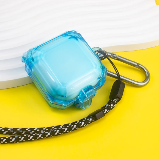 For Samsung Galaxy Buds Live/Pro/2 Magnetic Switch Bluetooth Earphone Protective Cover(Blue) - Samsung Earphone Case by buy2fix | Online Shopping UK | buy2fix