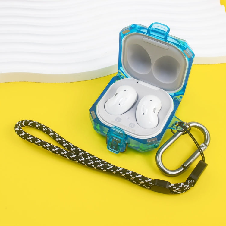 For Samsung Galaxy Buds Live/Pro/2 Magnetic Switch Bluetooth Earphone Protective Cover(Blue) - Samsung Earphone Case by buy2fix | Online Shopping UK | buy2fix