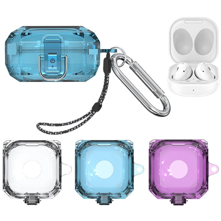 For Samsung Galaxy Buds Live/Pro/2 Magnetic Switch Bluetooth Earphone Protective Cover(Blue) - Samsung Earphone Case by buy2fix | Online Shopping UK | buy2fix