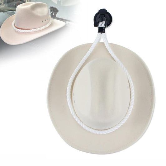 Car Cowboy Hat Rack Home Door Rear Hat Hook Holder, Color: White by buy2fix
